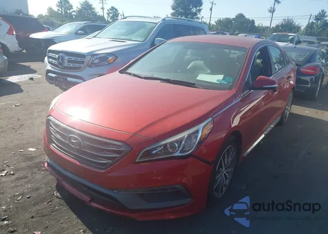 2017 Hyundai Sonata Sport 2.0T z USA, uszkodzony, nr VIN 5NPE34AB6HH508573